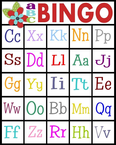 free alphabet bingo printable cards.